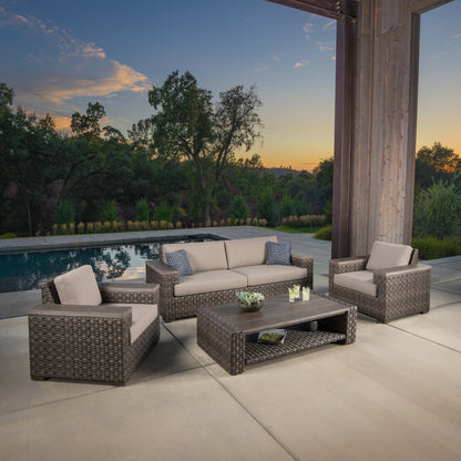 SunVilla Acadia XL 4-piece Outdoor Patio Seating Set