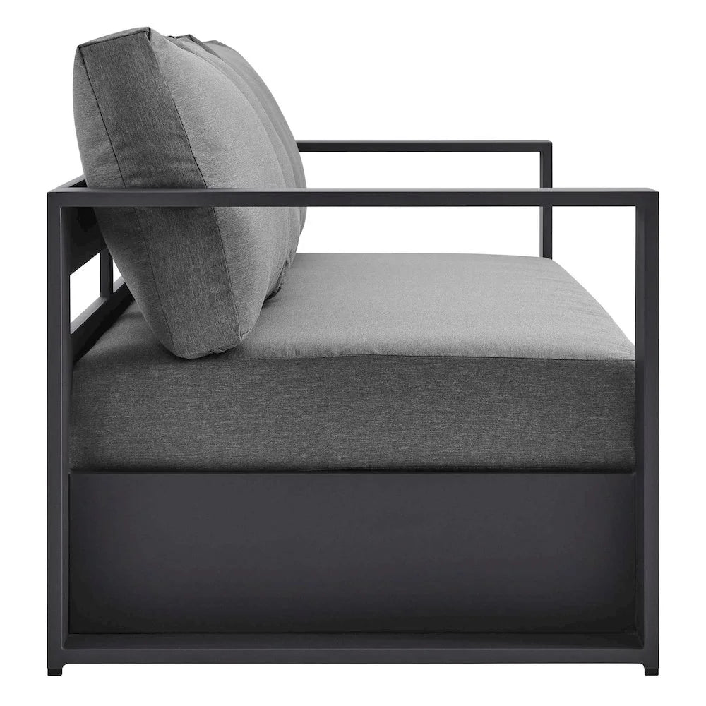Modway Tahoe 3-Piece Outdoor Patio Powder-Coated Aluminum Set