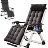 Slsy Upgrade Zero Gravity Chair, Folding Portable Reclining Lounge Chair with Removable Cushion, Armrest Mat, Headrest, Reclining Patio Lounger Chair for Indoor,Outdoor