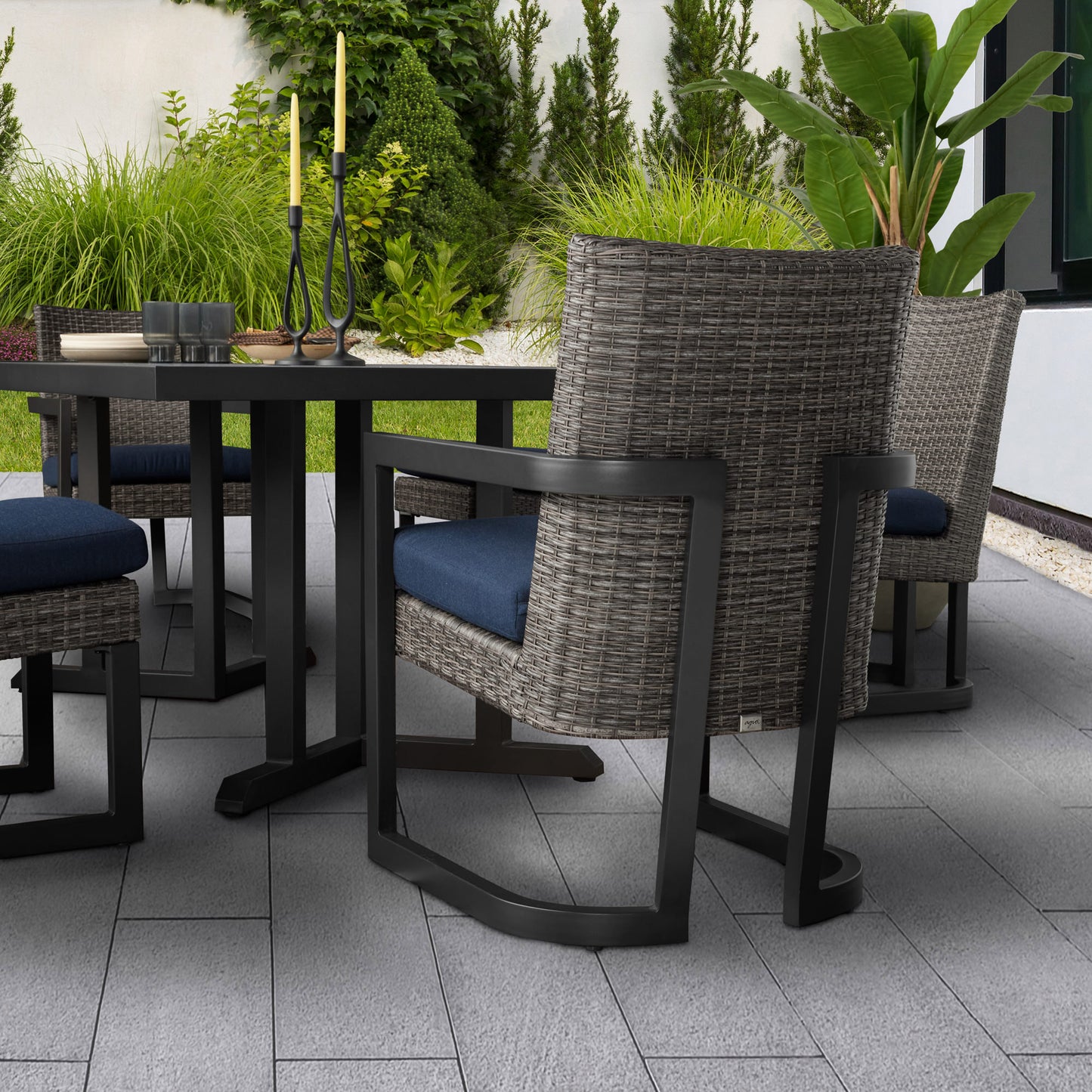 Agio Luna 9-piece Outdoor Patio Dining Set