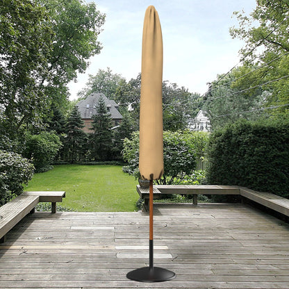 Budge 14" Dia. x 71" H Beige Patio Umbrella Cover, All-Seasons