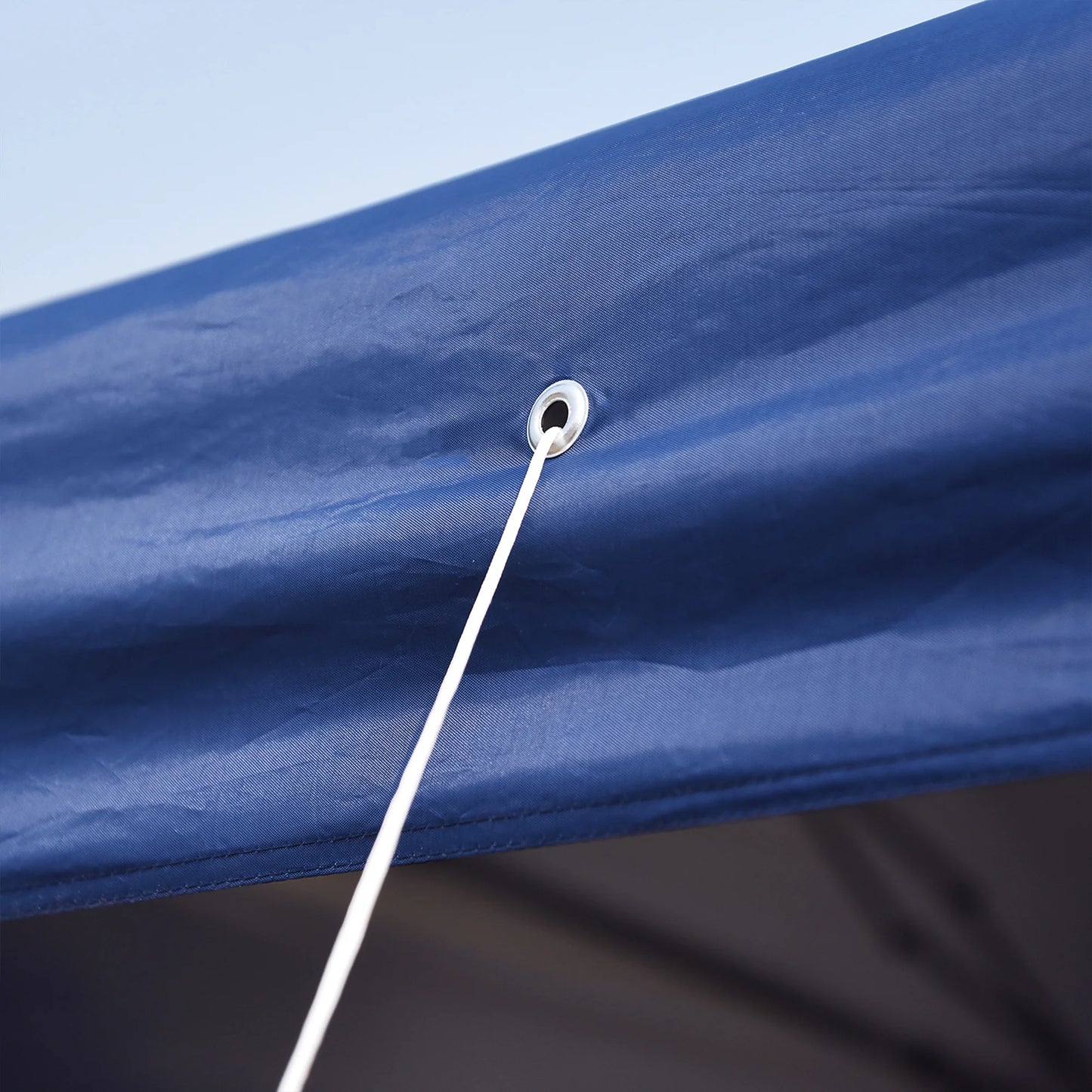 Outsunny 10' x 20' Pop Up Canopy Tent with 4 Sidewalls, Heavy Duty Tents for Parties, Outdoor Instant Gazebo with Carry Bag, for Outdoor, Garden, Patio, Blue