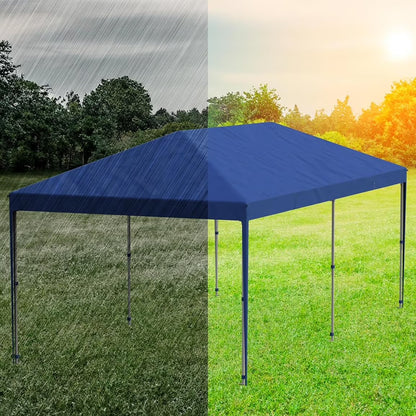 10'x 20' Pop up Canopy Tent,inst antEasy Setup Commercial Canopy Tent with 2Pcs Sidewalls, 12 Stakes & 6 Sandbags, Portable Outdoor Tent for Farmers' Market, Wedding, Patio, Party, Event