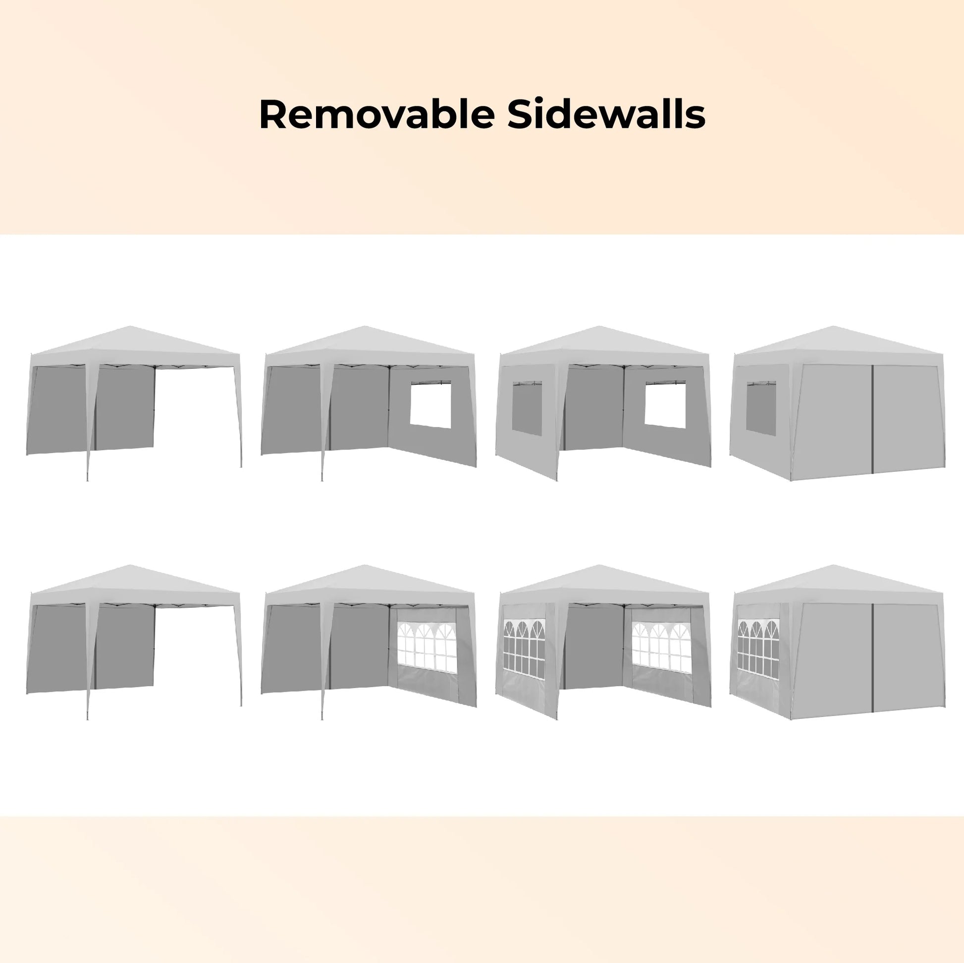 IVV 10x10FT Pop Up Canopy Tent, Outdoor Instant Slant Legs Gazebo Shelter with Carrying Bag, Portable for Patio Deck Garden and Beach - Blue