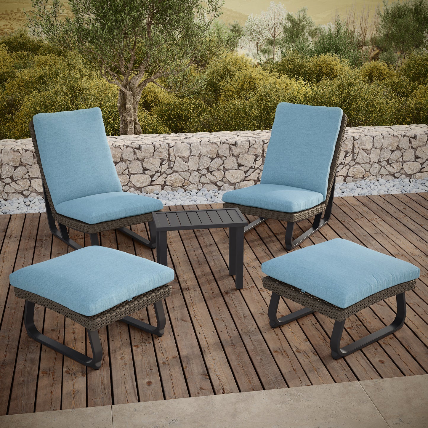 Agio Trussville 5-piece Outdoor Patio Seating Set