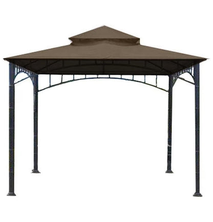 Madaga Gazebo Replacement Canopy - RipLock 350 Nutmeg - 10x10 - Outdoor Patio Cover