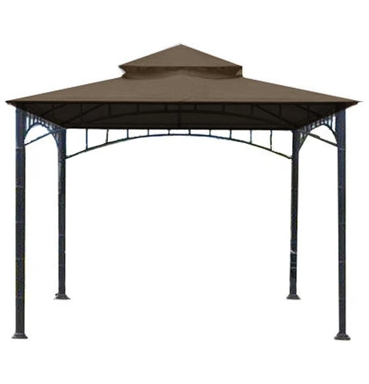 Madaga Gazebo Replacement Canopy - RipLock 350 Nutmeg - 10x10 - Outdoor Patio Cover