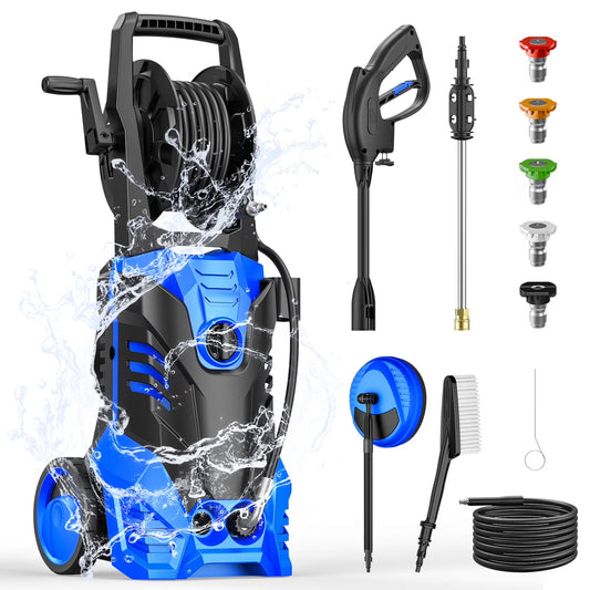 4500PSI Electric High Pressure Washer Machine 3.2 GPM 1800W w/Deck Patio Cleaner