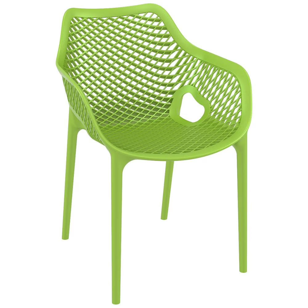 Compamia Air XL Outdoor Patio Dining Arm Chair in Dark Gray