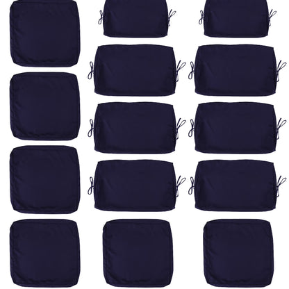 Yellow Cushion Covers For 6 Patio , 14pack With Zipper, Seat And Back Slipcovers Sectional Outdoor Slipcovers, &
