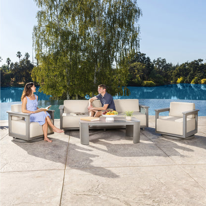 MoDe Bogota 4-piece Outdoor Patio Deep Seating Set