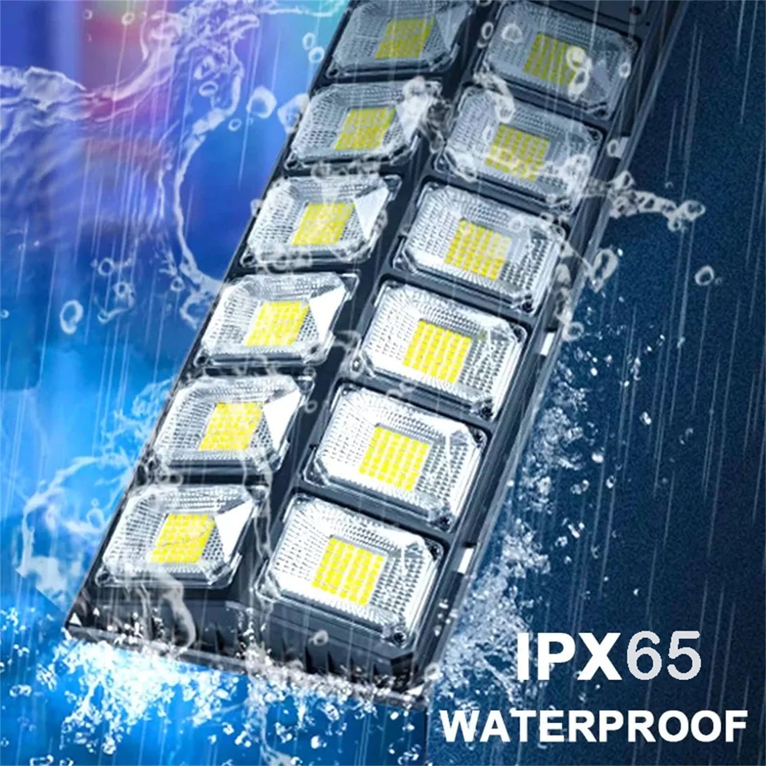 Super Bright Solar Street Lights, 5500LM 6500K Ultra Bright Dusk to Dawn Solar Motion Sensor Lights with Remote Control, Solar Security Wall Light Road Lamp for Garden Yard Patio Parking Lot