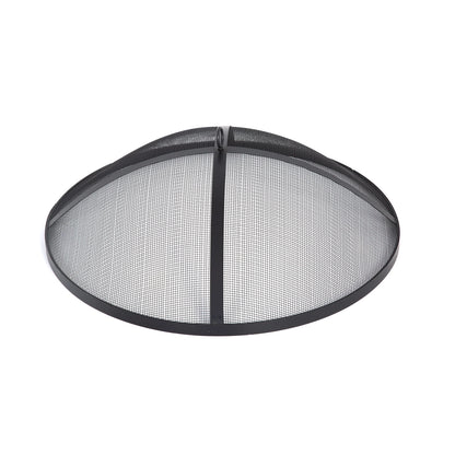 WestinTrends Star & Moon Bonfire Round Steel Wood Burning Patio Fire Pit for Outdoor Patio