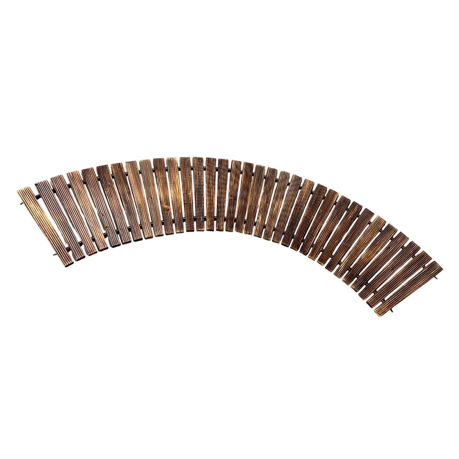 koolsoo Wooden Garden Pathway Beach Boardwalk Yard Patio Path for Garden Party Patio