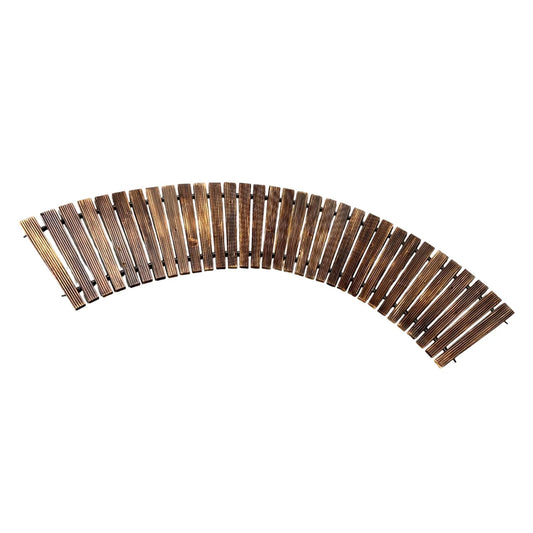 koolsoo Wooden Garden Pathway Beach Boardwalk Yard Patio Path for Garden Party Patio