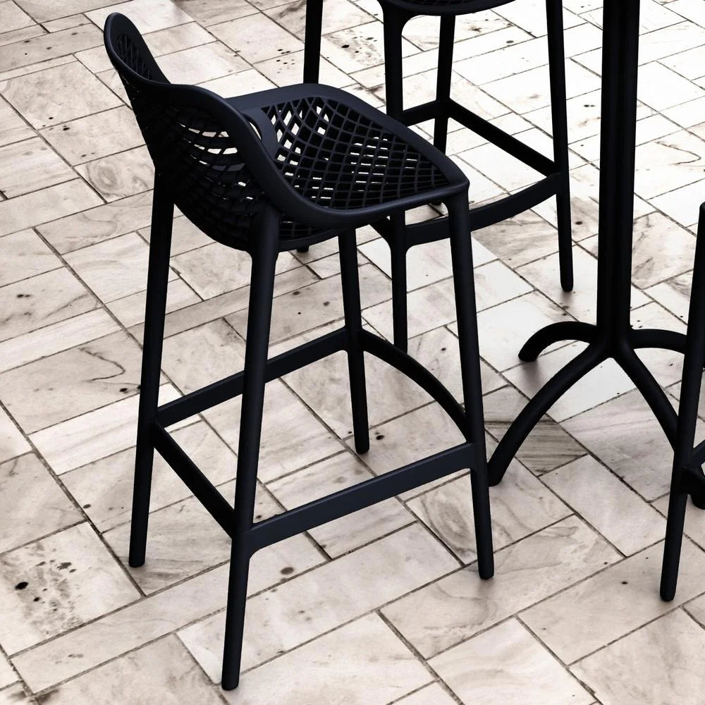 Compamia Air Patio Bar Stool in Black