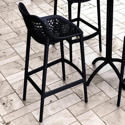 Compamia Air Patio Bar Stool in Black