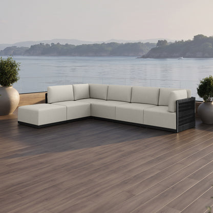 Henredon Annalise 6-piece Outdoor Patio Modular Sectional