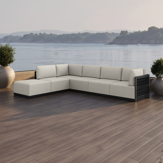 Henredon Annalise 6-piece Outdoor Patio Modular Sectional
