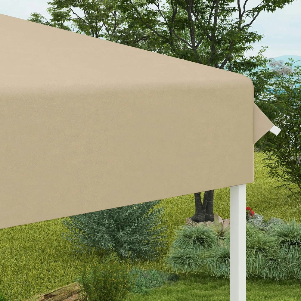 Barara King Outdoor Canopy Tent, Patio Portable Canopy,13' x 13' Pop Up Canopy Tent with Height Adjustable, Carry Bag for Outdoor, Garden, Patio, Beige