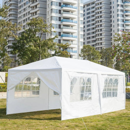 Mother's Day Sales - 10' x 20' Party Tent,Portable Wedding Party Tent,Patio Parties Tent BBQ Shelter Canopy Gazebo for Outdoor Events(10'x20' w/6 sidewalls)