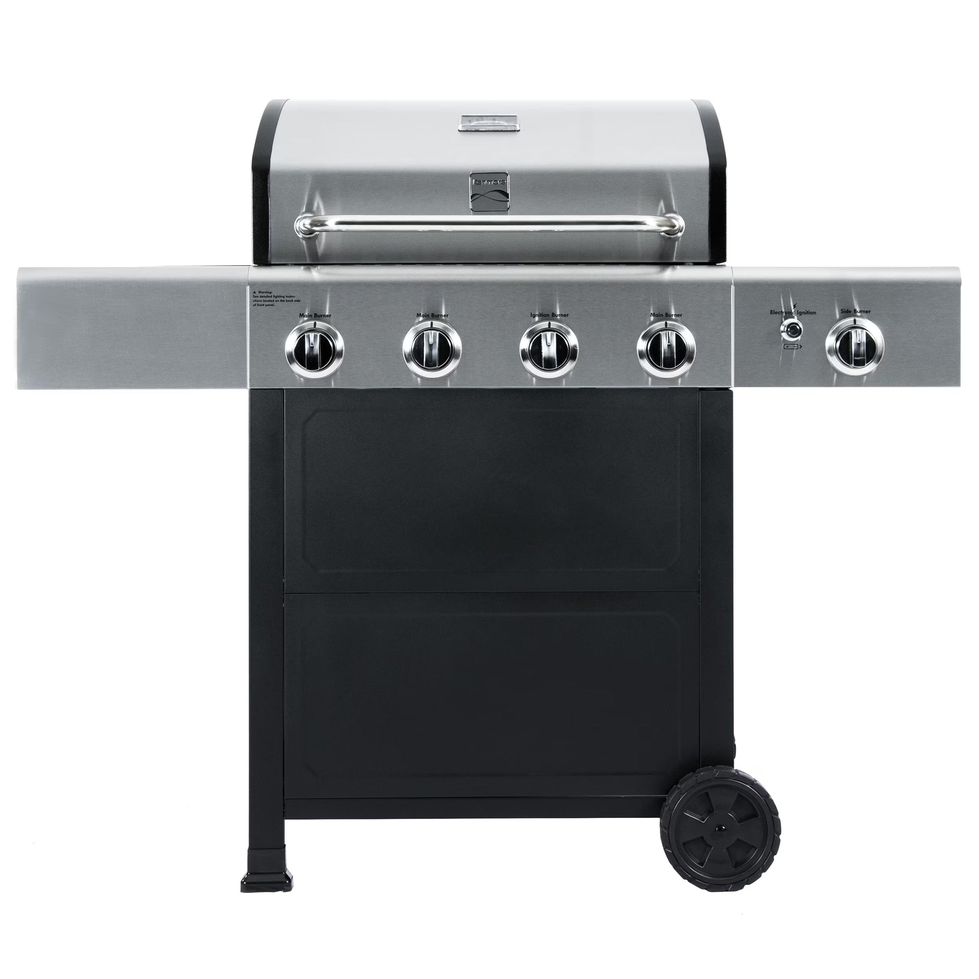 Kenmore BBQ Propane Gas Grill - 5 Burners with Side Burner & Searing Zone, 644 Sq. In. Stainless Steel Grill, 66,000 BTU, Ideal for Outdoor Cooking, Patio & Backyard, Black