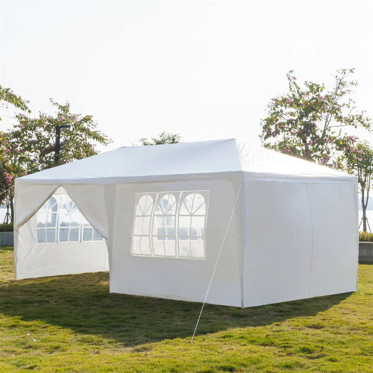 Mother's Day Sales - 10' x 20' Party Tent,Portable Wedding Party Tent,Patio Parties Tent BBQ Shelter Canopy Gazebo for Outdoor Events(10'x20' w/6 sidewalls)