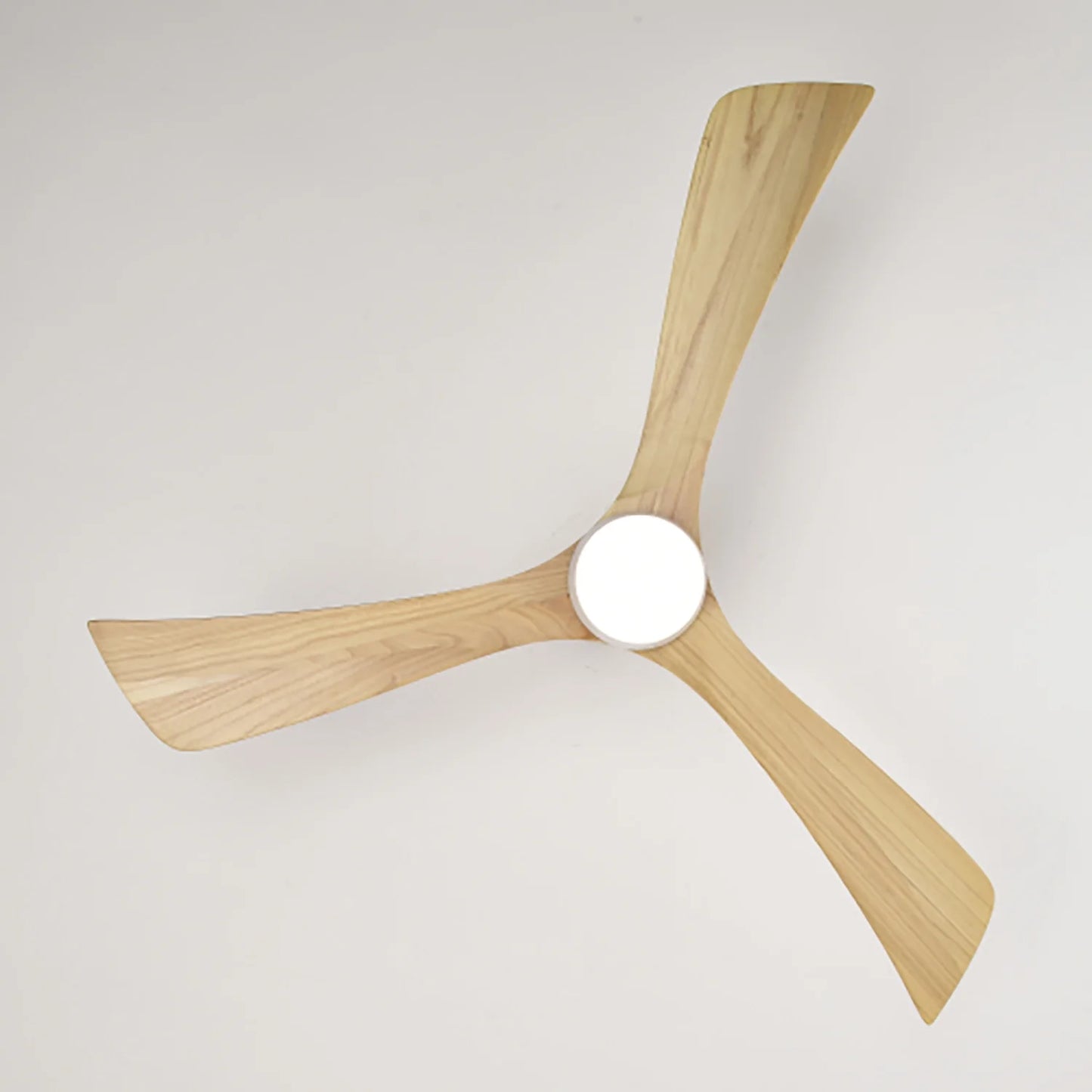 Spaco 52" Ceiling Fan, Indoor/Outdoor Ceiling Fans with Lights and Remote, Quiet DC Motor 3 Blade Ceiling Fans 6 Speed Levels for Bedroom Living Room Patio