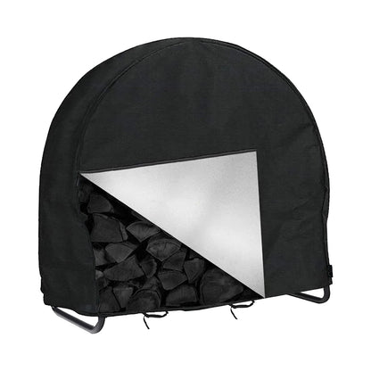 Christmas Gifts Clearance! Cbcbtwo Firewood Log Hoop Cover, Outdoor Heavy Duty Oxford Waterproof And Weather Resistant Patio Log Rack Cover,Waterproof Firewood Cover With Openable
