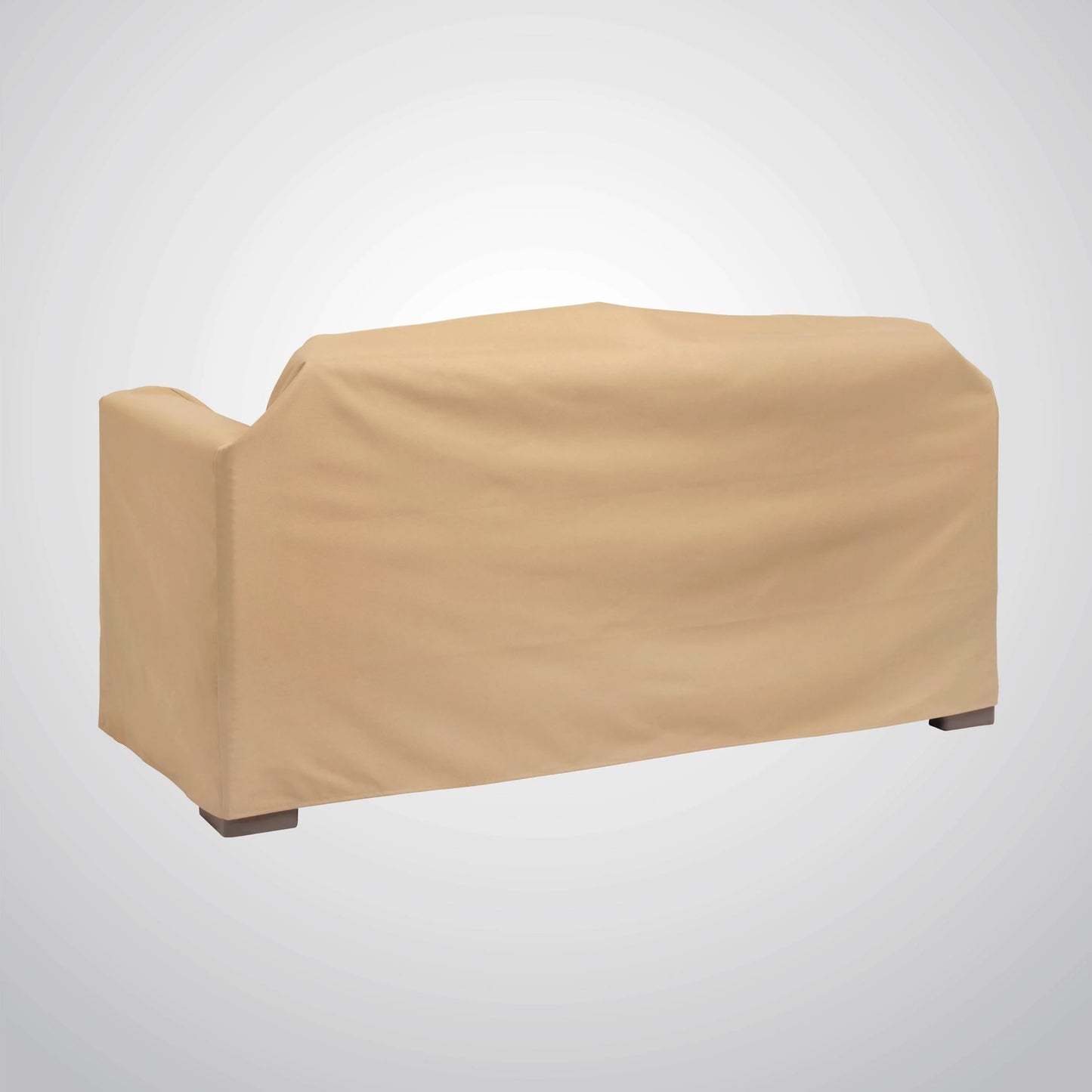 Modern Leisure Basics Patio Loveseat Cover, 2-Pack, 55"L X 33"W X 38"H, Khaki