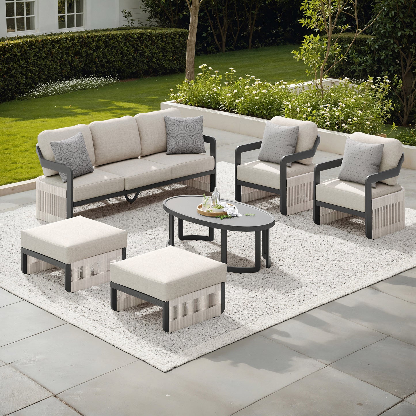Sirio Malta 6-piece Outdoor Patio Seating Set