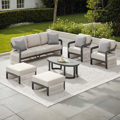 Sirio Malta 6-piece Outdoor Patio Seating Set