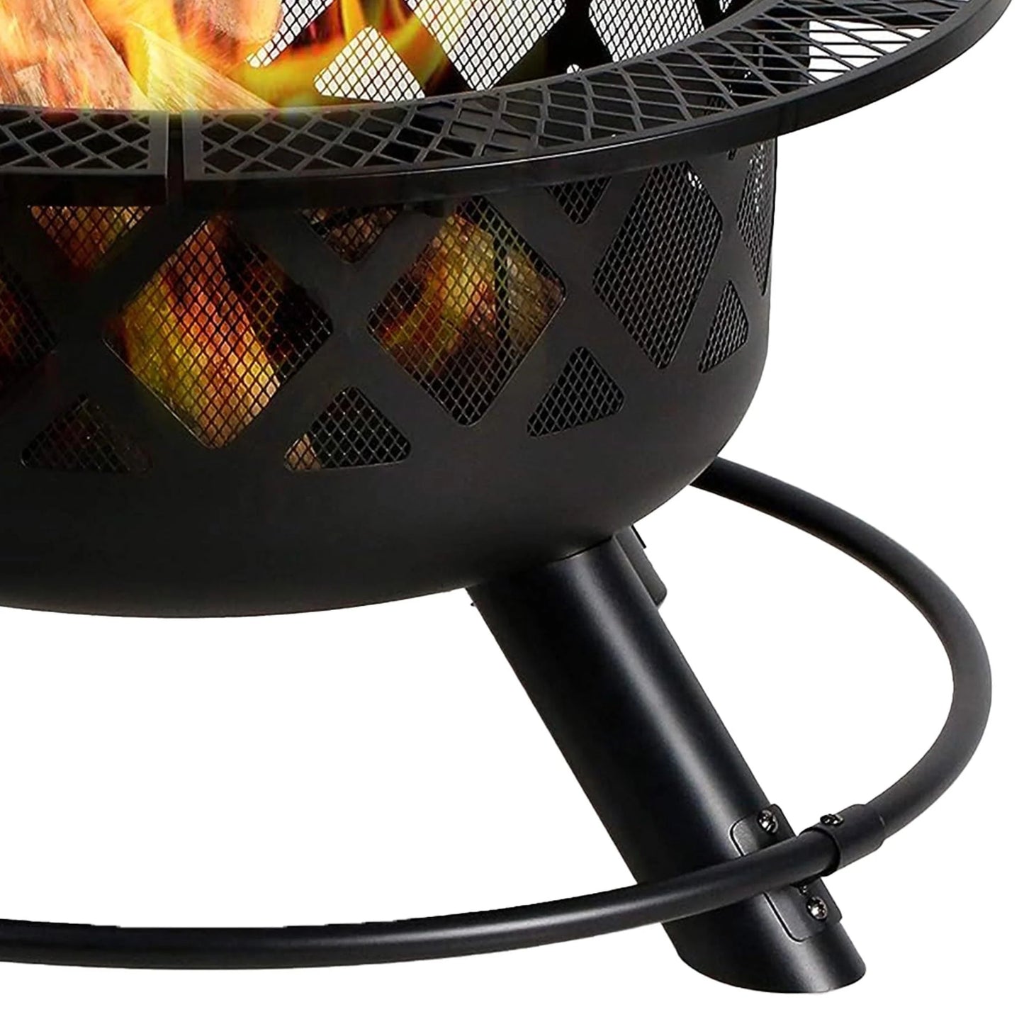 Four Seasons Courtyard Wood Burning Fire Pit Backyard Patio Fireplace