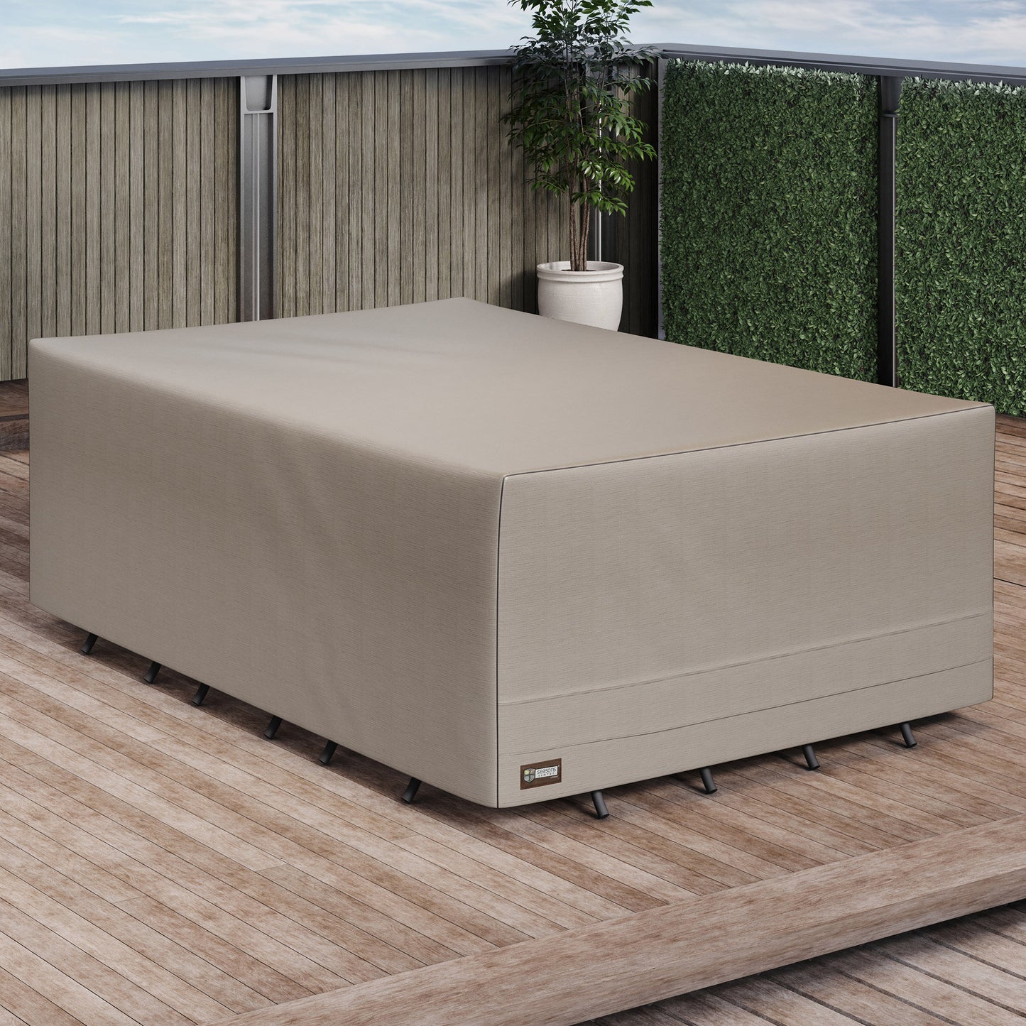 Outdoor Rectangular Patio Table Set Cover