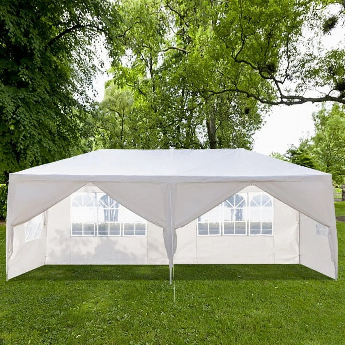 Mother's Day Sales - 10' x 20' Party Tent,Portable Wedding Party Tent,Patio Parties Tent BBQ Shelter Canopy Gazebo for Outdoor Events(10'x20' w/6 sidewalls)