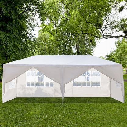 Mother's Day Sales - 10' x 20' Party Tent,Portable Wedding Party Tent,Patio Parties Tent BBQ Shelter Canopy Gazebo for Outdoor Events(10'x20' w/6 sidewalls)