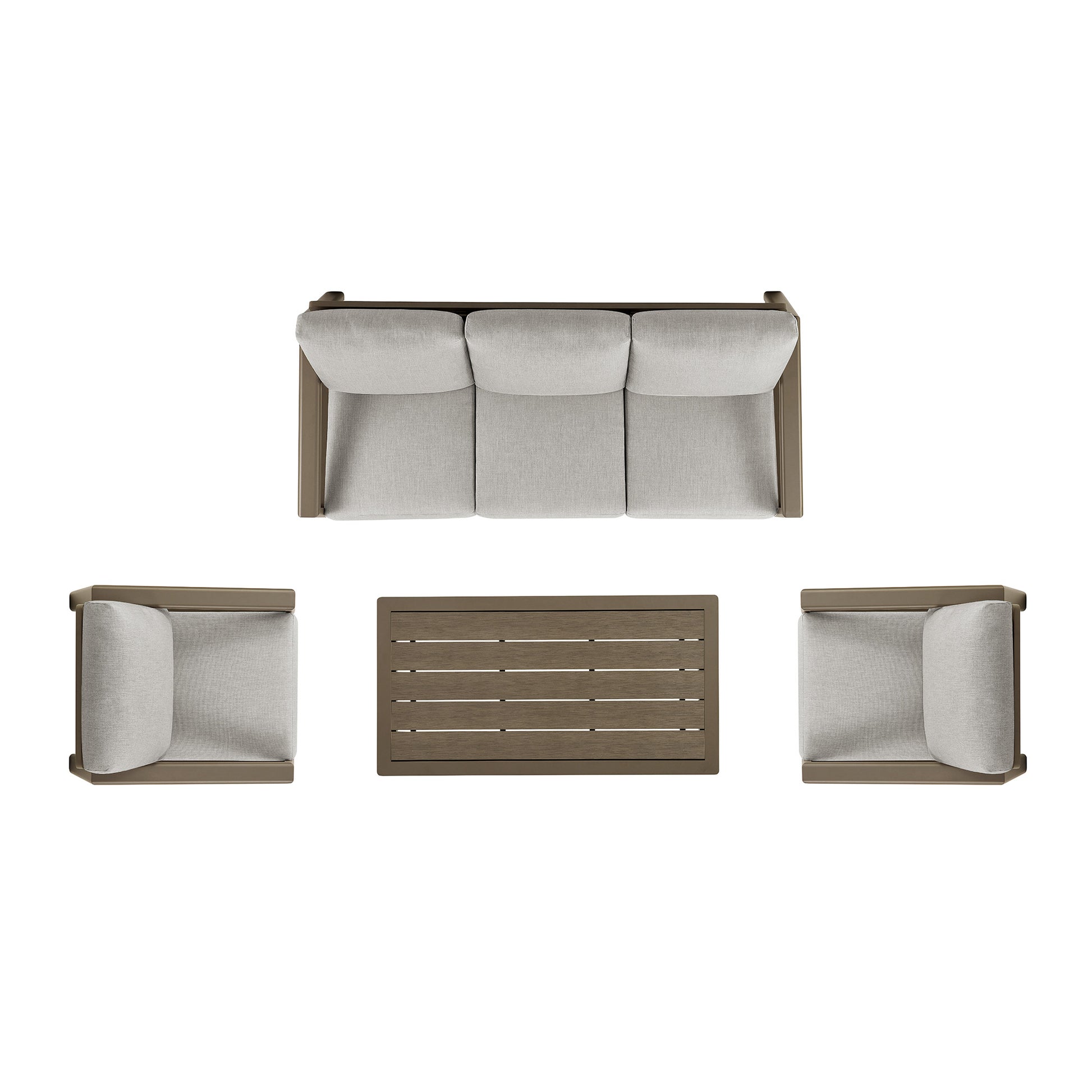 Henredon Arlow 4-piece Outdoor Patio Seating Set