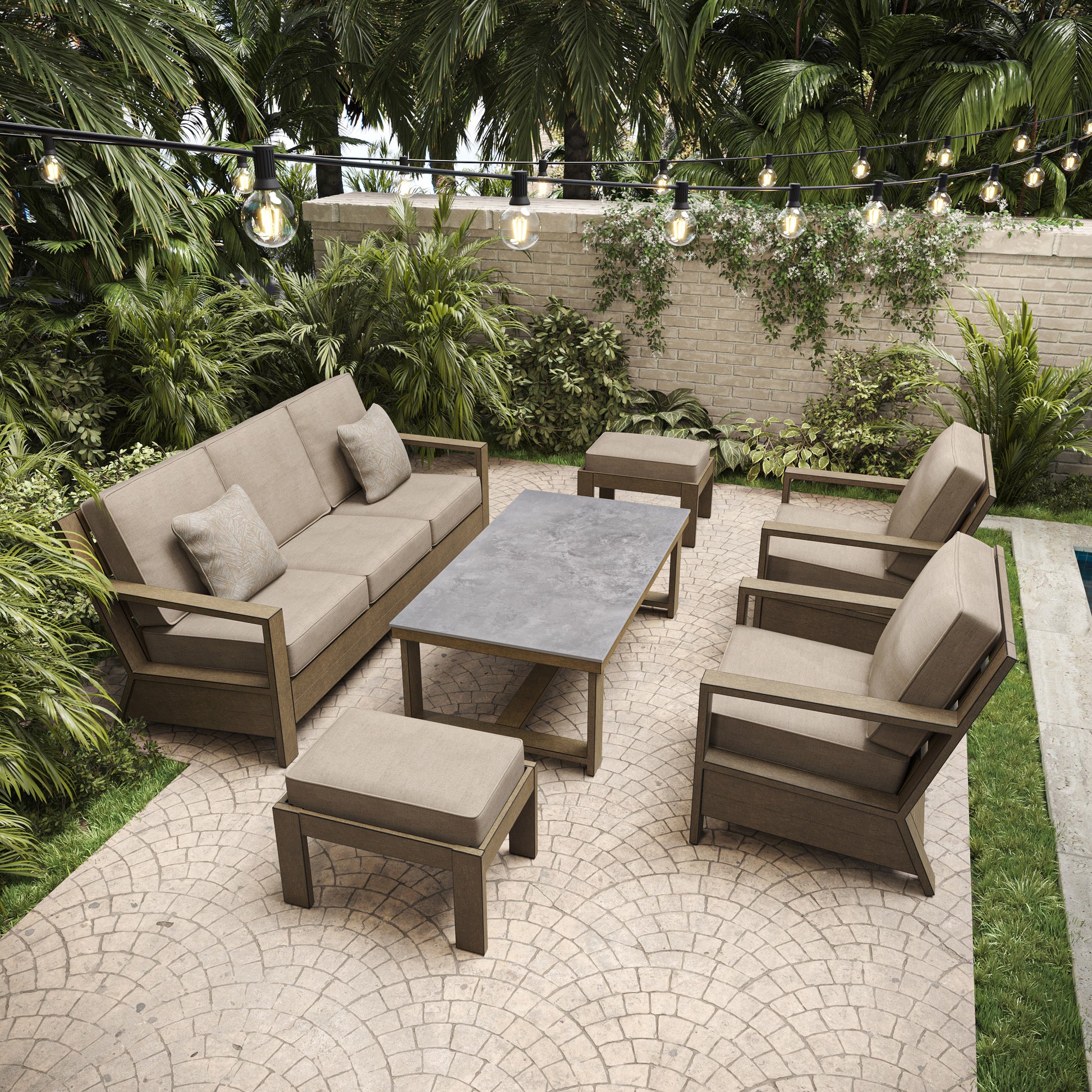 Agio Marlow 6-piece Outdoor Patio Seating Set