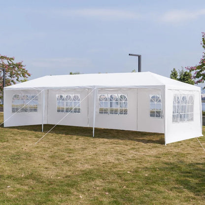 SalonMore 10'x30' Party Wedding Patio Tent w/5 Canopy Gazebo Pavilion Event