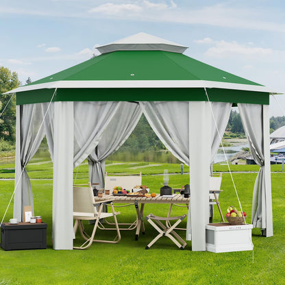 Accreate 13' X 13' Outdoor Patio Gazebo,Outdoor Canopy Tent with Mosquito Netting,Backyard Tent for Party, Wedding, Outdoor Dining, Patio, Backyard
