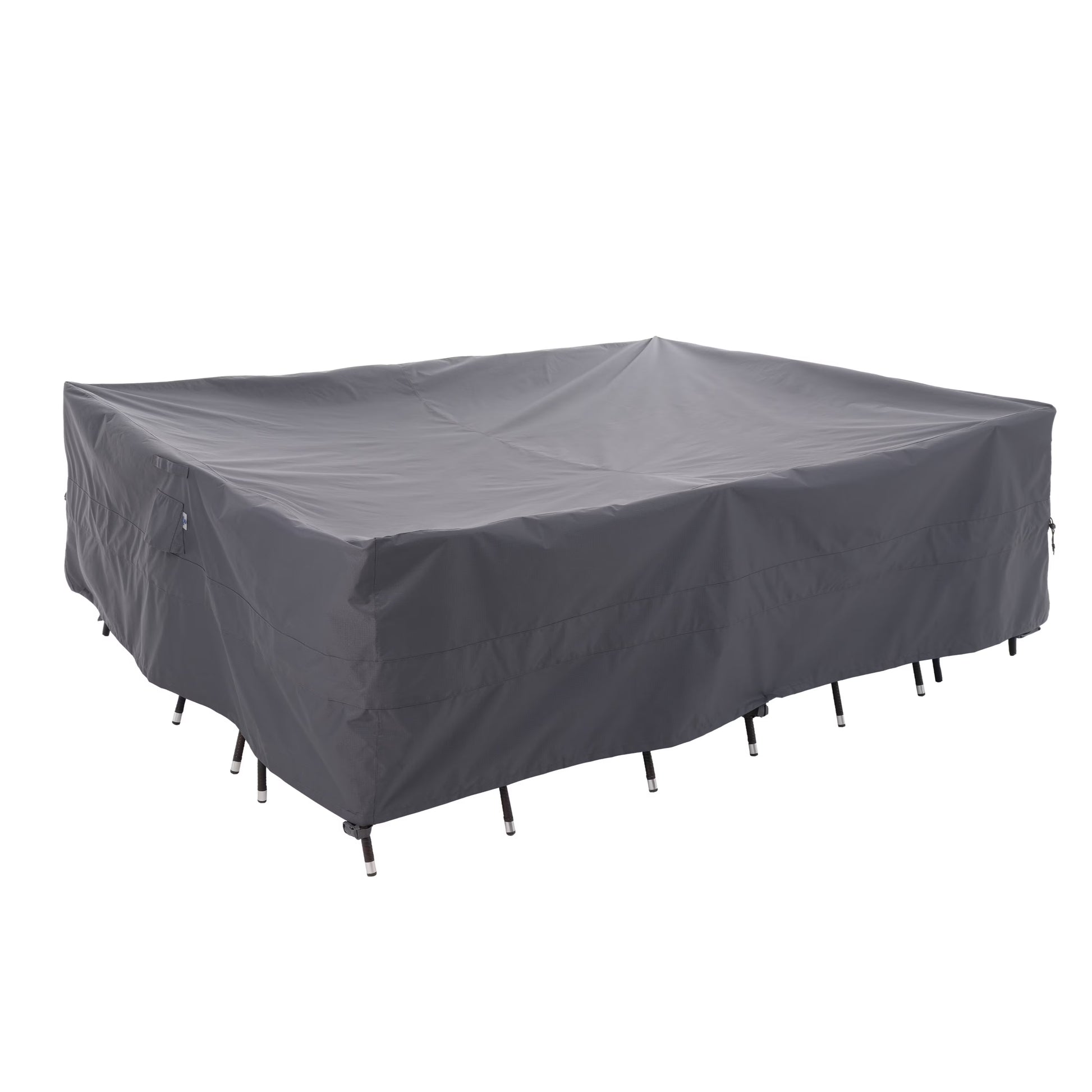 WJ-X3 Extra Large Waterproof Patio Outdoor Furniture Cover, 126" W x 84" D x 31" H, Gray