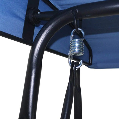 Vanity Art 2 Person All-Weather Patio Swing Chair Adjustable Tilt Steel Canopy Porch Swing