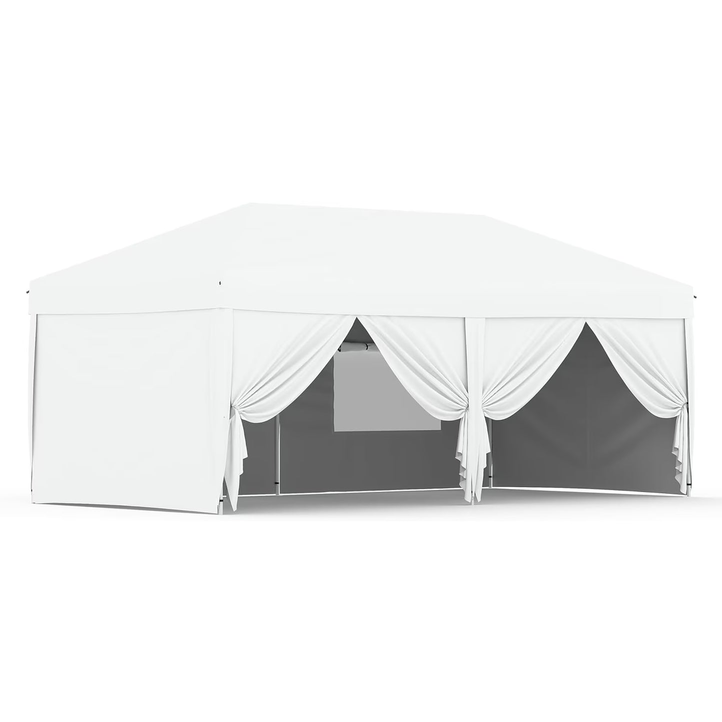 Arigeas Pop Up Canopy Tent 10'x10' with Adjustable Height, Easy Outdoor Sun Shade Shelter for Party, Event, Patio