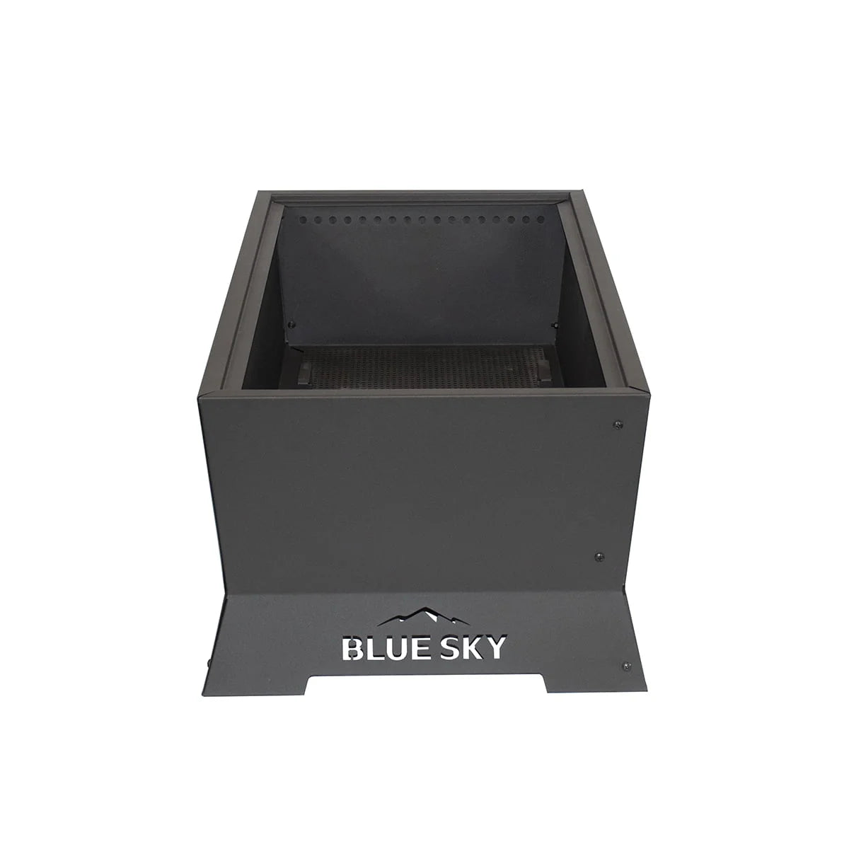 Blue Sky Outdoor Living Rectangle Steel Peak Smokeless Patio Fire Pit, Black