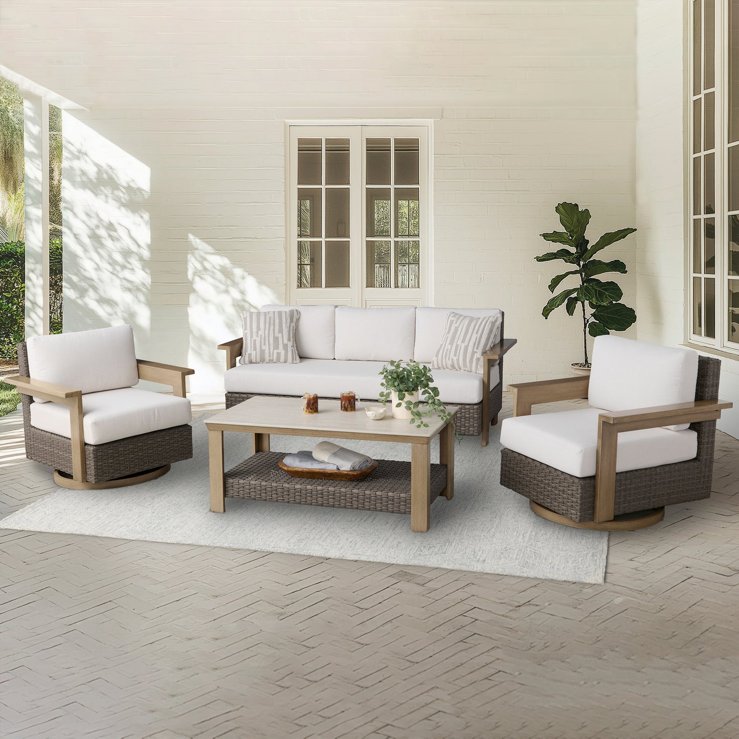 Agio Juniper 4-piece Patio Seating Set