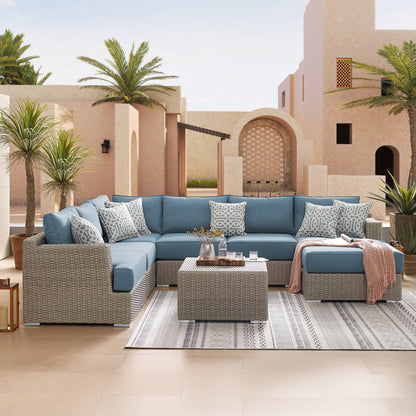 Sirio Niko 8-piece Modular Outdoor Patio Seating Set
