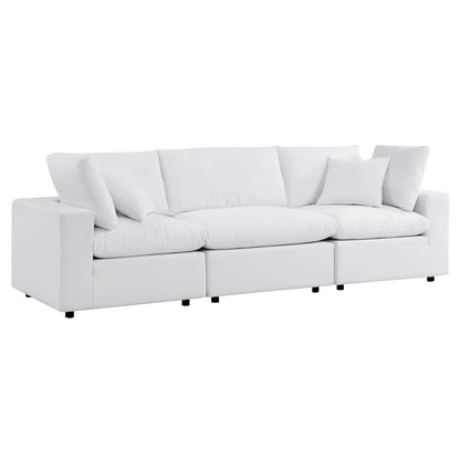 Modway Commix Sunbrella Outdoor Patio Sofa in White