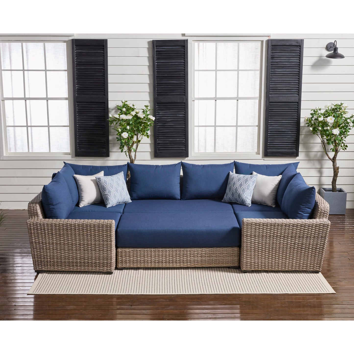 Endura 6-piece Outdoor Patio Modular Seating Set