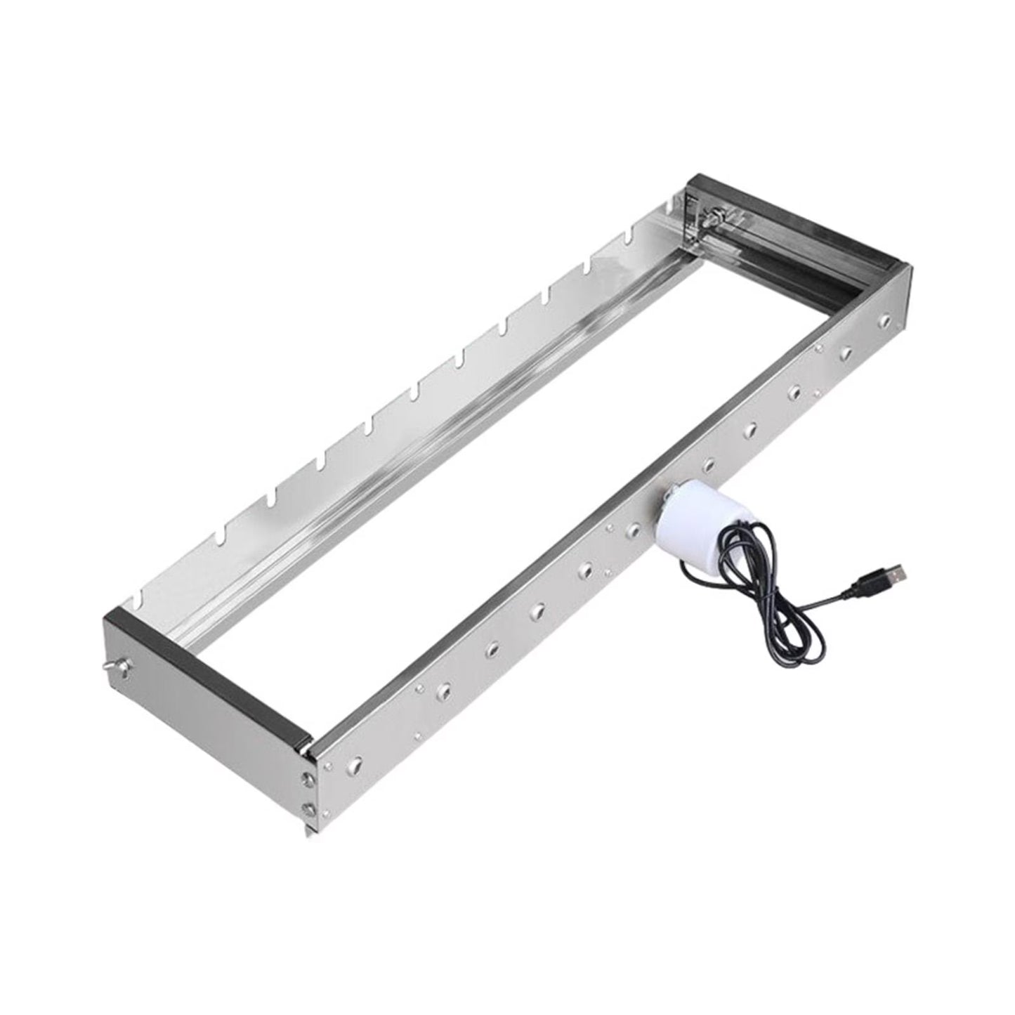 Automatic flips frame Tool Set Adjustable Width Easy to Install Grilling Stand DIY Barbecue Grill for Backpacking Hiking Patio backyards bbq 60cm