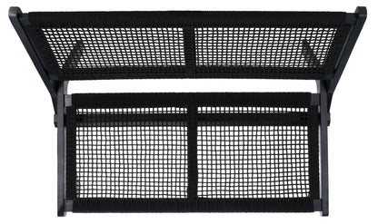 SAFAVIEH Kobina Outdoor Patio, Bench, Black
